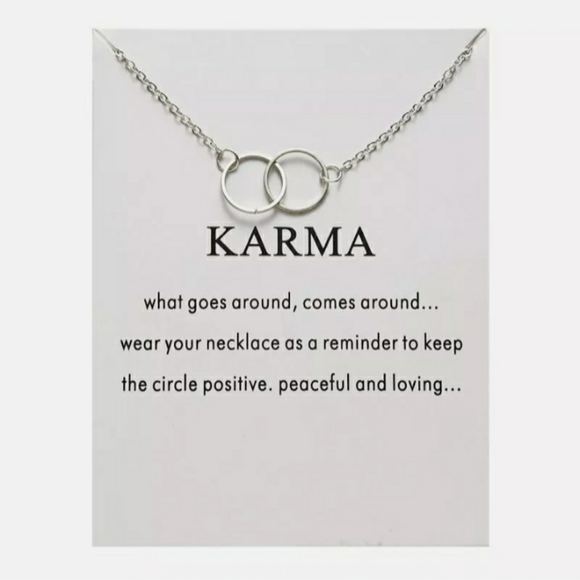 Jewelry - Good Karma Double Circle Necklace